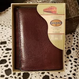 Fossil leather wallet